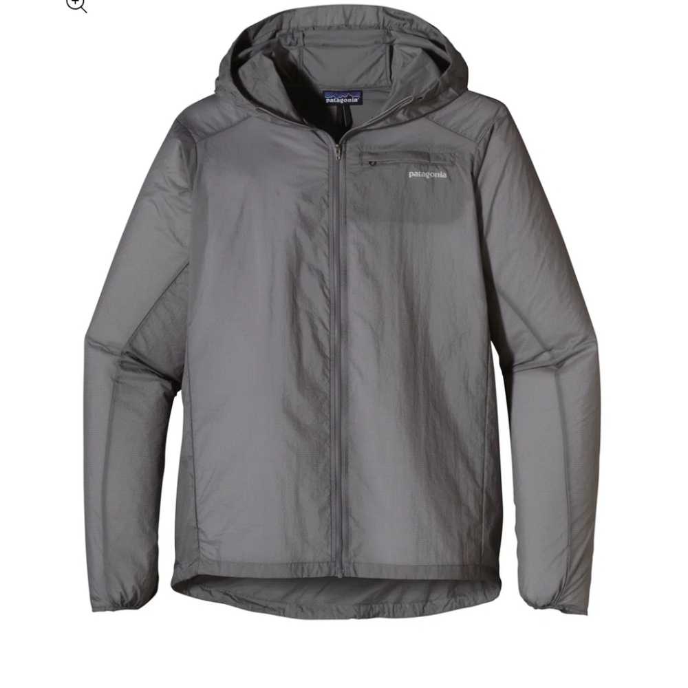 Patagonia Men's Hooded Lightweight Windbreaker - Gray